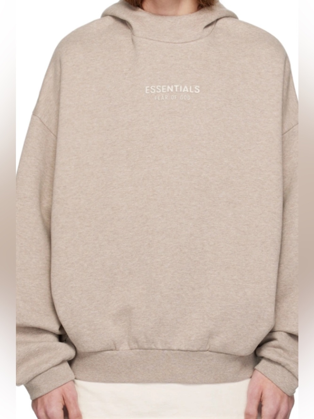Fear of God ESSENTIALS Men's Beige Crewneck Sweatshirt